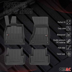 Audi Allroad Floor Mat - Omac - Proline Premium TPE - Black - '07-'16
